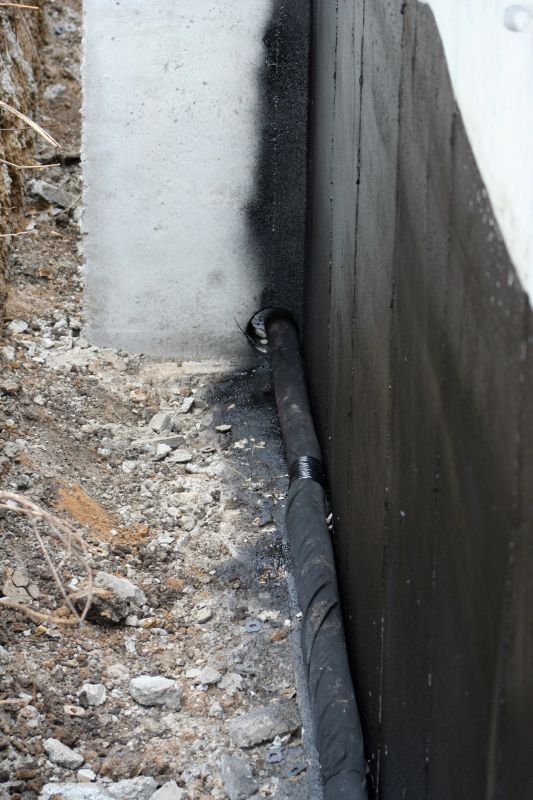 Foundation Drain Installation